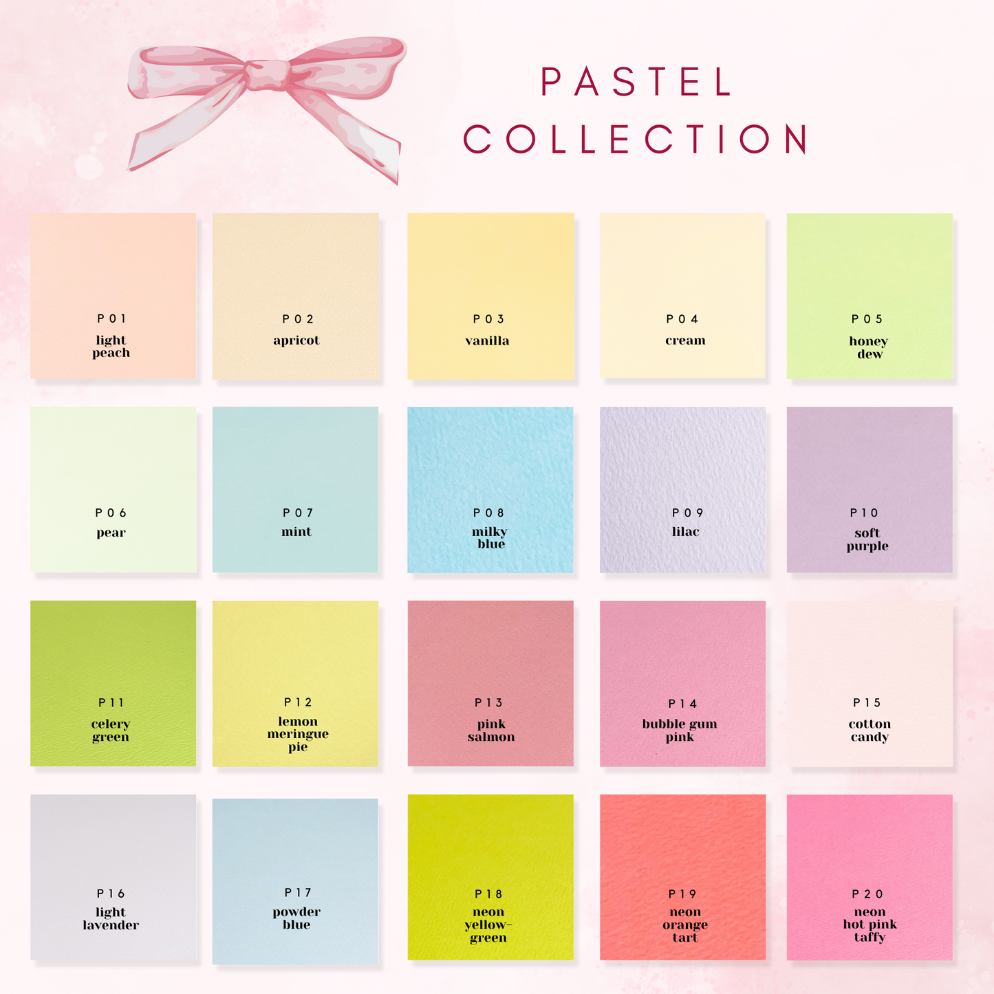 Pastel CardStock