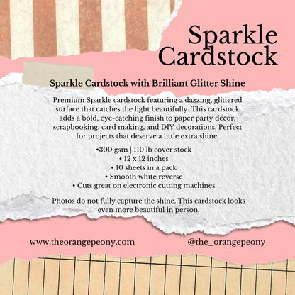 Sparkle Cardstock